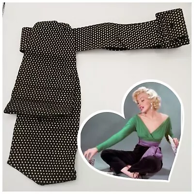 True Vintage 1950s Marilyn Monroe Style Sash Belt 25  To 26½  • £12