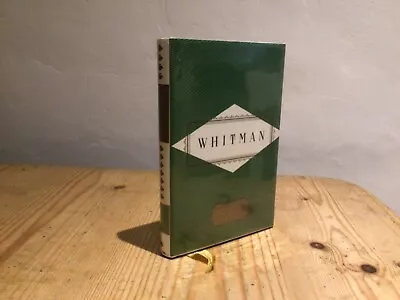 Walt Whitman. Poems. Everyman’s Library Pocket Poets 1994. Fine • £3