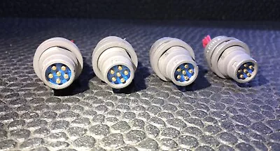 LOT Of 4 PACK Mil Spec Connectors Gold Pins 6 POS A3012761-4 80063 25330 EATON • $21.11