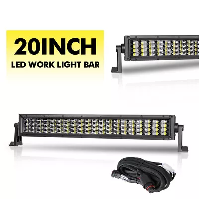 20  10D 800W Quad Row LED Light Bar Spot Flood Combo Driving ATV 6500K 22  • $69.99