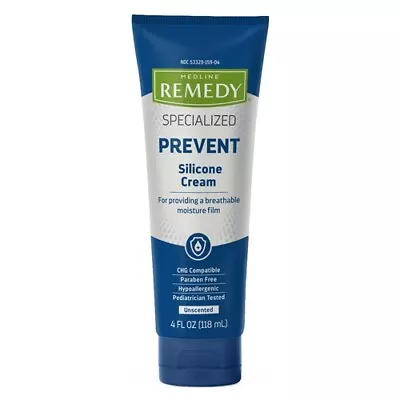 Medline Remedy Clinical Prevent Silicone Cream Hypoallergenic 4 Oz Unscented • $9.99