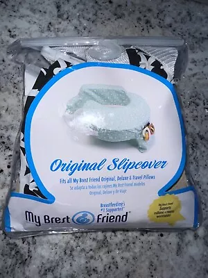 My Brest Friend Original Nursing Pillow Slipcover Sleeve Black And White Support • $15