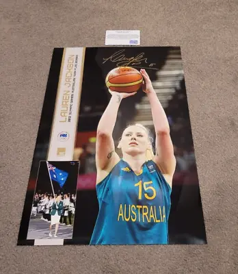 $49.95 • Buy 2012 Australian London Olympics Lauren Jackson Signed Print - Certificate