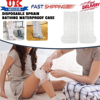£7.49 • Buy 1 Pair Waterproof Shower Bath Water Arm Leg Cast Cover Bandage Protector Cover