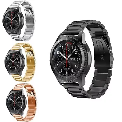 22mm Steel Watch Bracelet Wrist Band For Galaxy Gear S3 Frontier Classic • $17.78