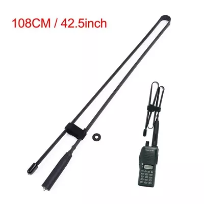 For Baofeng UV5RUV-9R Plus 888sFoldings Antenna Extendeds Double Sections 20W • $19.26