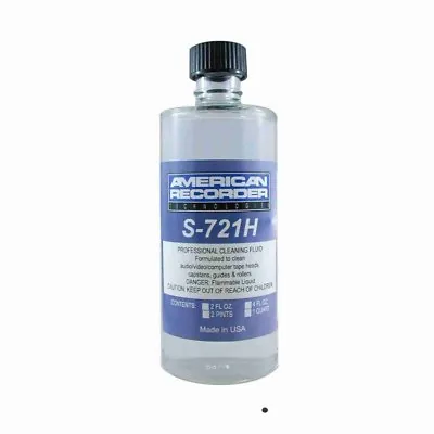 American Recorder Technologies S-721H Pro Tape Head Cleaner Fluid 4 Ounces • $27.99