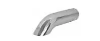 Brand New Polished Stainless Turn Down Exhaust Tip 3  IN 3  Out 15  Long • $34.90