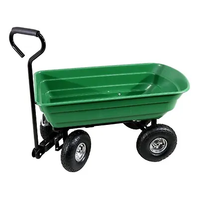 NEW Storr 4 Wheel Garden Truck Trolley With Tipping Body • £59.99