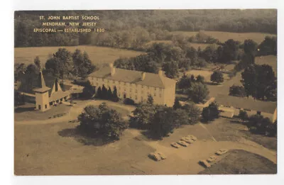 MENDHAM NJ - St. John Baptist School Episcopal Ca1950 Postcard. • $7.95