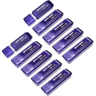  Micro Center SuperSpeed 10 Pack 64GB USB 3.0 Flash Drive Gum Blue - 64GB X 10 • $60.75