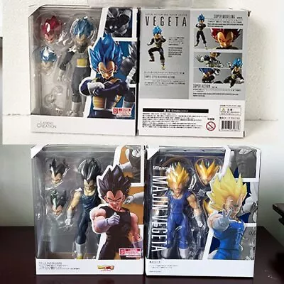 SHF Dragon Ball Majin Vegeta Super Saiyan Figure Dragon Ball Super Vegeta Blue • $29.99