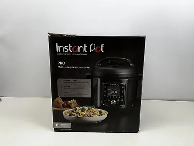 Instant Pot Pro 10-in-1 Pressure Cooker Slow Cooker  Cooker Black 8 Quart • $158.99