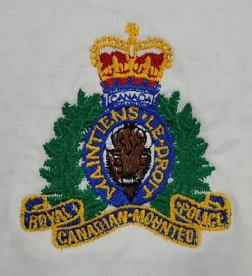 VINTAGE RCMP Elite Shirt Men Extra Large Royal Canadian-Mounted Police Adult A46 • $29.69