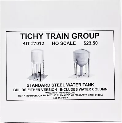 HO Scale Tichy Train Group 7012 100000-/125000-Gallon Steel Water Tank Kit • $25.07