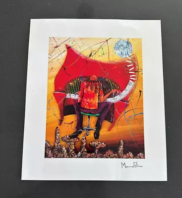 Artist Marcus Glenn  Keys To The Soul  (RED) 2021 Lithograph Park West COA 12x10 • $11.99