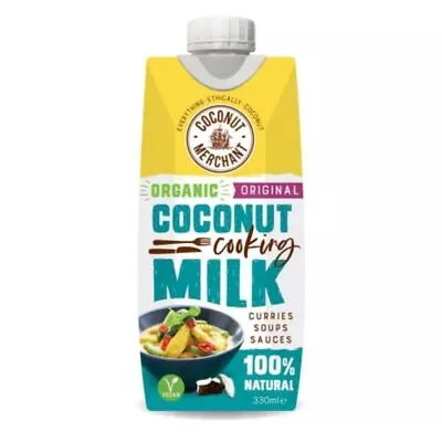 Coconut Merchant Organic Coconut Milk 330ml-6 Pack • £15.47