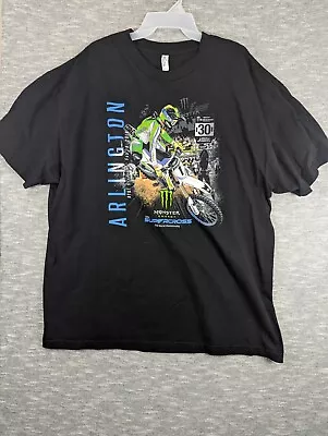 Monster Energy AMA Supercross FIM Championship Arlington Black T-Shirt Size XL  • $18.24