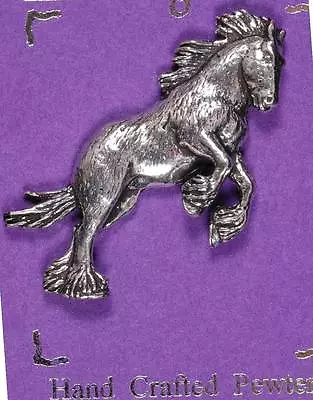 £2.99 • Buy Shire Horse Pewter Pin Badge