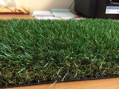 30mm Luxury Artificial Grass Cheap High Quality Astro Lawn Green Fake Turf • £0.99