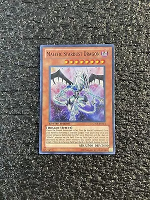 Yugioh! - Malefic Stardust Dragon CT08-EN014 Super Rare Limited Edition NM! • $3.49