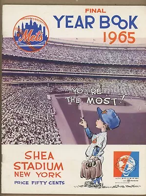 1965 Official NY Mets Yearbook - Final Revised Edition • $74.99
