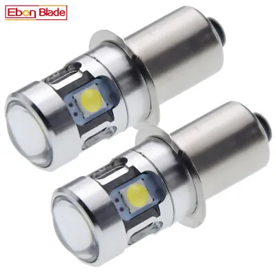 Pair 18V P13.5S PR2 PR3 LED Conversion Kit Bulb For Torch Flashlight Bulb White  • $12.99