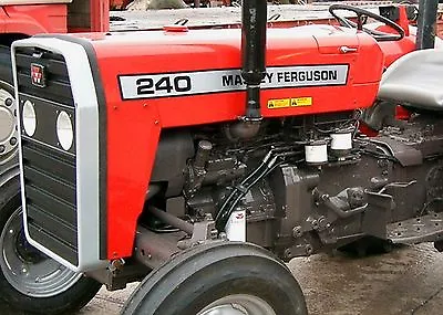 Massey Ferguson 230 - 235 - 240 & 250 Tractor Workshop Manuals - 200 Series • £6.99