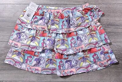 My Little Pony Skirt Scooter Bottoms Kids Size 10 Rainbow Pinkie Pie Girls • £8.31