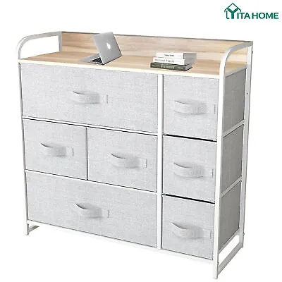$66.99 • Buy YITAHOME Dresser 7 Drawers Furniture Storage Chest Organizer Fabric Unit Bedroom