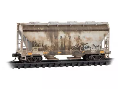 Norfolk Southern 2-Bay Covered Hopper Weathered/Graffiti MTL# 092 44 540 N Scale • $35.49