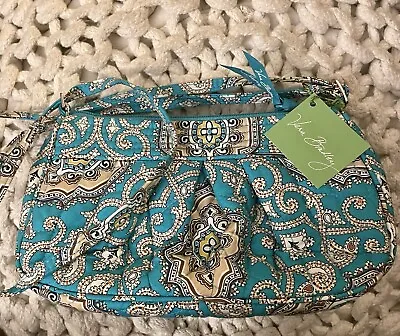 VERA BRADLEY Frannie  Crossbody Handbag TOTALLY TURQUOISE Retired NWT • $29.99