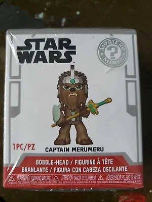 Funko Mystery Minis Star Wars Captain Merumeru Bobble Head Vinyl Sealed Box • $7