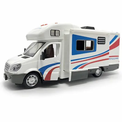 1/32 Scale Camper Toy RV Model Car Diecast Motorhome Toys For Kids Boys Gift • $29.59