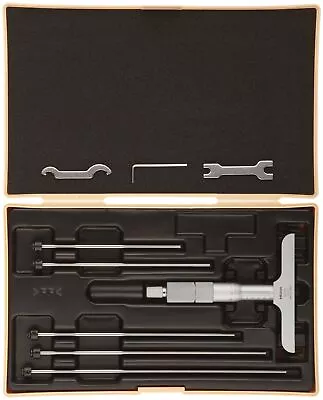 Mitutoyo Digital Depth Micrometer 329-511 DMC100-150DM With 6 Rods Digimatic • $269.99