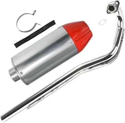 28mm Exhaust Muffler Pipe For CRF50 CRF70 TTR 110cc 125cc 140c Pit Dirt Bike ATV • $69.44