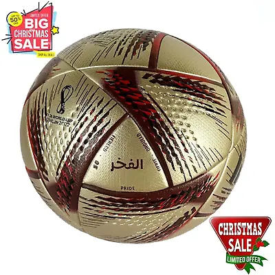 Adidas Al Hilm FIFA World Cup Qatar 2022 Football Match Ball Soccer Ball Size 5 • $28.49