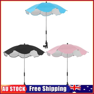 $19.69 • Buy Universal UV Protection Baby Pram Umbrella Waterproof Stroller Sunshade Parasol