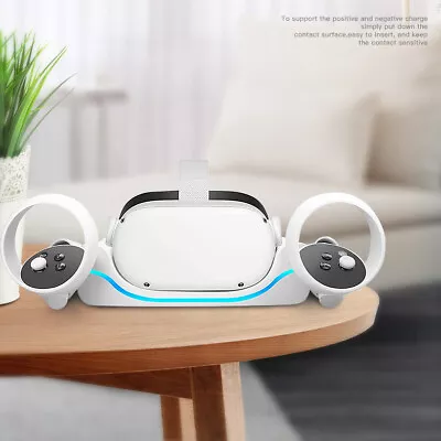 $51.95 • Buy Wireless Charging Dock Station For Oculus Quest 2 VR Stand Charge Storage Base