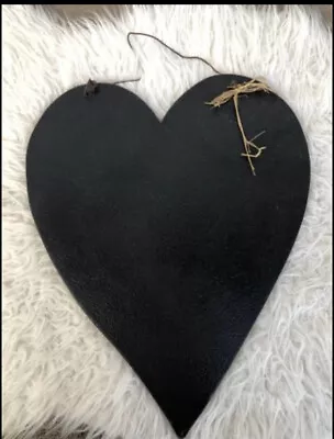 Vintage Chalkboard Heart 13x17 Appx  • $18.99