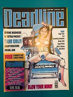 £14.95 • Buy Deadline #39 Tank Girl With Free Gift Alan Martin Jamie Hewlett 1992 VG Rare