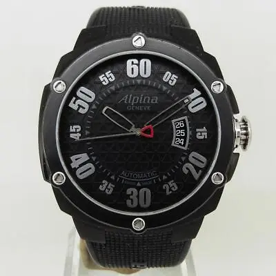 Alpina Watch AL525X5AE4/6 Avalanche Extreme Automatic Black Dial 47mm 200M Mens • $1280.47