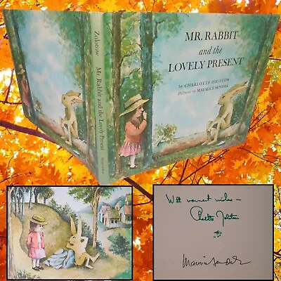 Mr. Rabbit And The Lovely Present Signed By Maurice Sendak & Charlotte Zolotow • $499.95