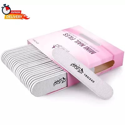 25Pcs -  Mini Double-Sided Emery Nail File For Manicure Pedicure Natural And  • $11.83