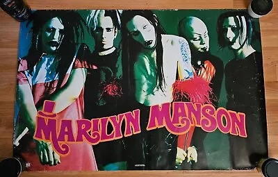 5 Vintage Marilyn Manson Early Days Rare Posters Smells Like Children Lot • $508.18