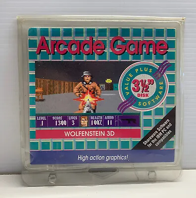 $299.99 • Buy Wolfenstein 3D 3.5 Floppy Disk Game 1992  Arcade Game (Original Packaging)