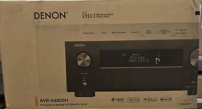 Denon AVR-X4800H 9.4 Channel Home Theater Receiver With Dolby Atmos • $2335