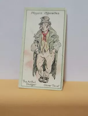 Player Characters From Dickens Major The Artful Dodger #1  Cigarette Card  • $2