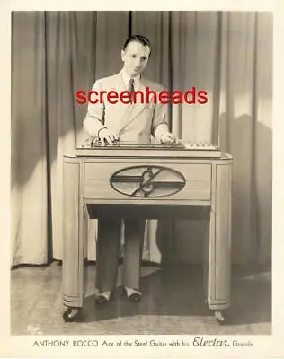 Vintage Advertising Photo  EPIPHONE ELECTAR GRANDE STEEL GUITAR  Anthony Rocco • $159.99