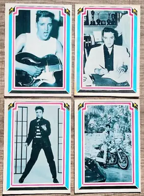 Elvis Presley 1978 Photo Trading Card Lot Of 4 Boxcar Brand Cards FREE SHIPPING • $9